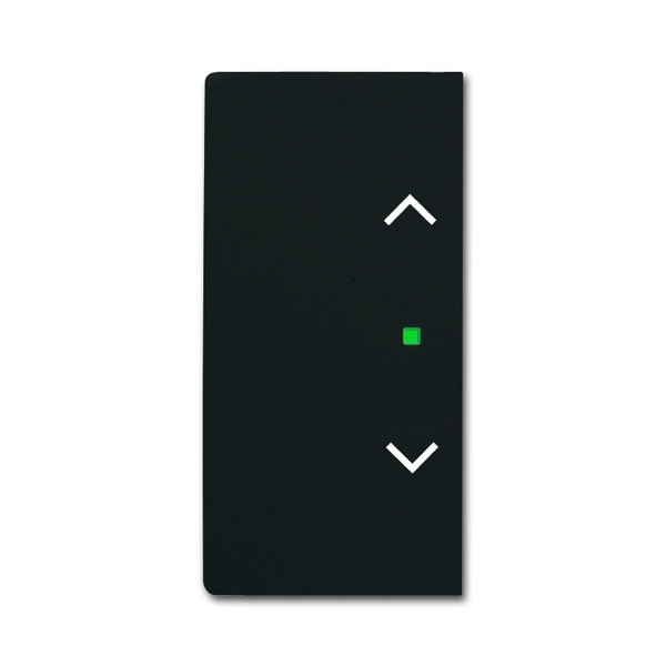 KLAWISZ ŻALUZJOWY 1/2- POŁOWA -FREE@HOME, Future® linear, czarny mat