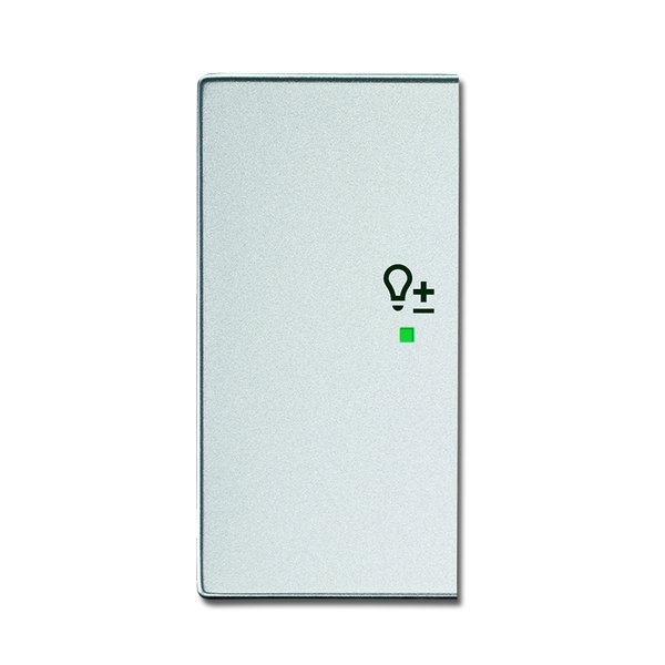 KLAWISZ 1/2- POŁOWA LEWA ŚCIEM. -FREE@HOME, Future® linear, aluminowo srebrny