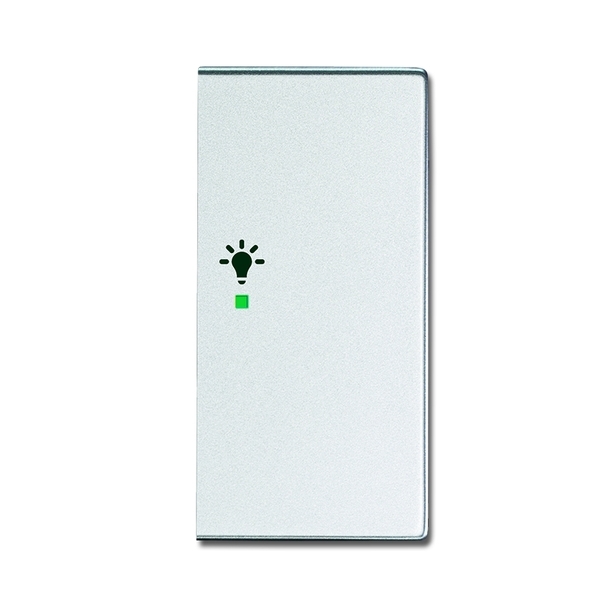 KLAWISZ 1/2- POŁOWA PRAWA ŚWIATŁO -FREE@HOME, Future® linear, aluminowo srebrny