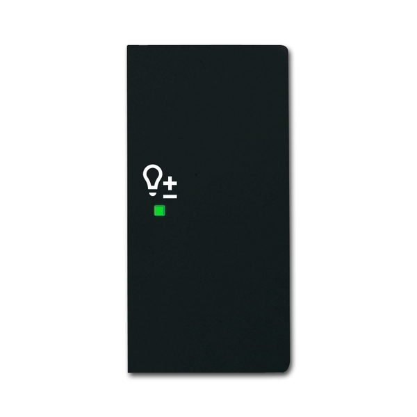 KLAWISZ 1/2- POŁOWA PRAWA ŚCIEM -FREE@HOME, Future® linear, czarny mat