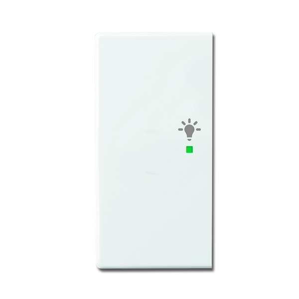 KLAWISZ 1/2- POŁOWA LEWA ŚWIATŁO -FREE@HOME, Future® linear, Solo®, Solo® carat, biały