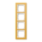 RAMKA 4-KROTNA, żółte szkło