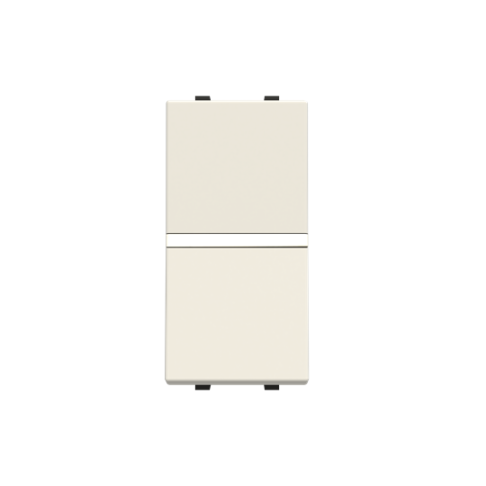 N2101 BL^ŁĄCZNIK POJ. 1MODUŁOWY (MECH.+KLAW.) -ZENIT-BIAŁY, biały