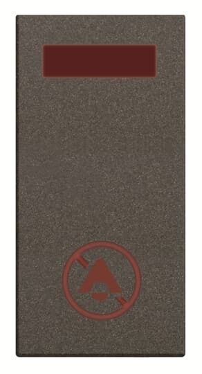 N2180.4 AN^CZERWONY SYGNALIZATOR LED; PROSZĘ NIE PRZESZKADZAĆ -ZENIT-ANTRACYT, antracyt