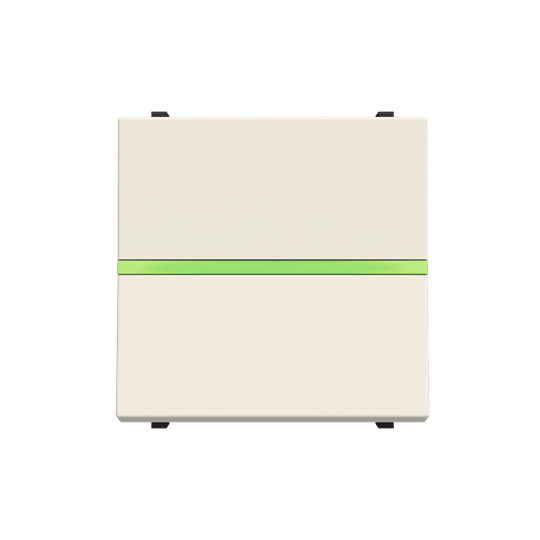 N2204.5 BL^PRZYCISK KONTRONLY 2-MODUŁOWY -ZENIT-BIAŁY, biały