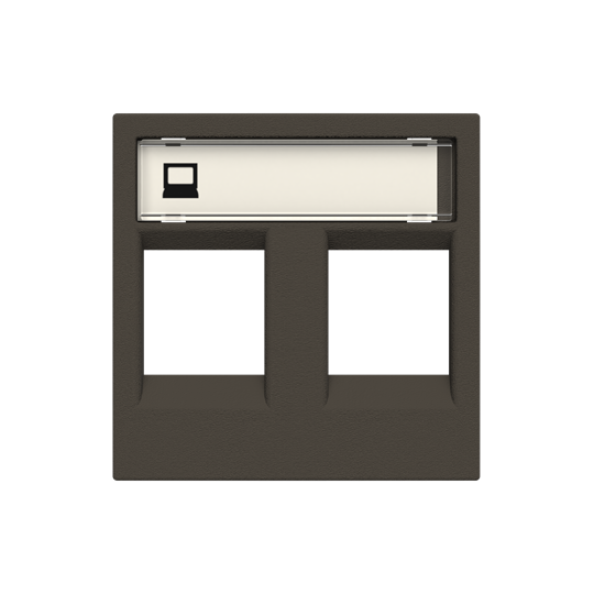 N2218.2 AN^POKRYWA 2-K GNIAZDA RJ DO: 2018; 2018.5, 2018.6, 2018.8 -ZENIT-ANTRACYT, antracyt