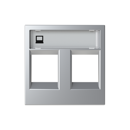 N2218.2 PL^POKRYWA 2-K GNIAZDA RJ DO: 2018; 2018.5, 2018.6, 2018.8 -ZENIT-SREBRNY, srebrny