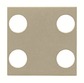 N2221.4 CV^POKRYWA PRZYCISKU 2/4 KNX -KNX-SZAMPAŃSKI, szampański