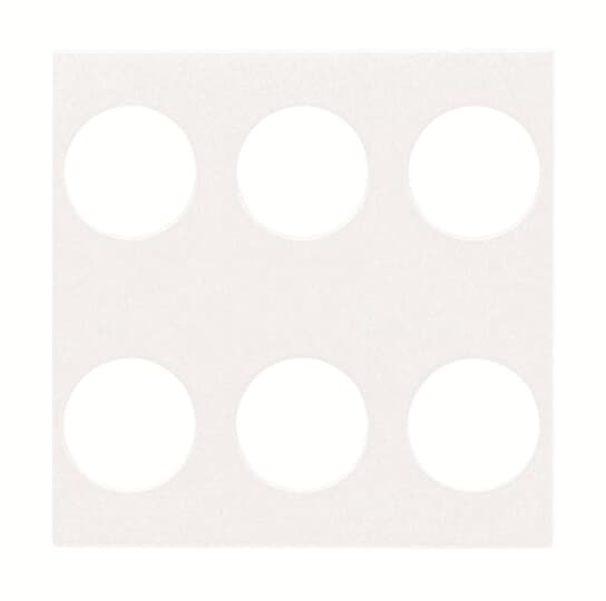 N2221.6 BL^POKRYWA PRZYCISKU 3/6 KNX -KNX-BIAŁY, biały