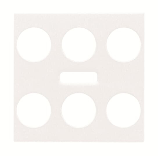 N2221.7 BL^POKRYWA PRZYCISKU 3/6 + CZUJNIK IR KNX -KNX-BIAŁY, biały