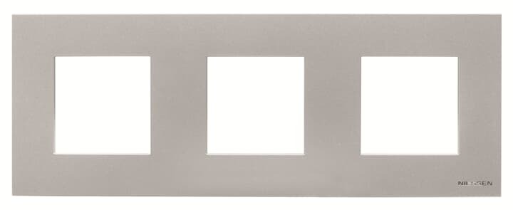 N2273.1 PL^RAMKA 3-KROTNA BASIC -ZENIT-SREBRNY, srebrny