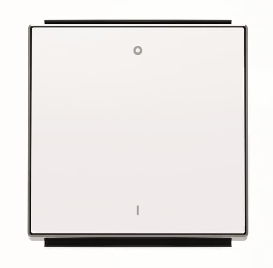 KLAWISZ Z SYMBOLEM ON/OFF,1-KROTNY, biały mat