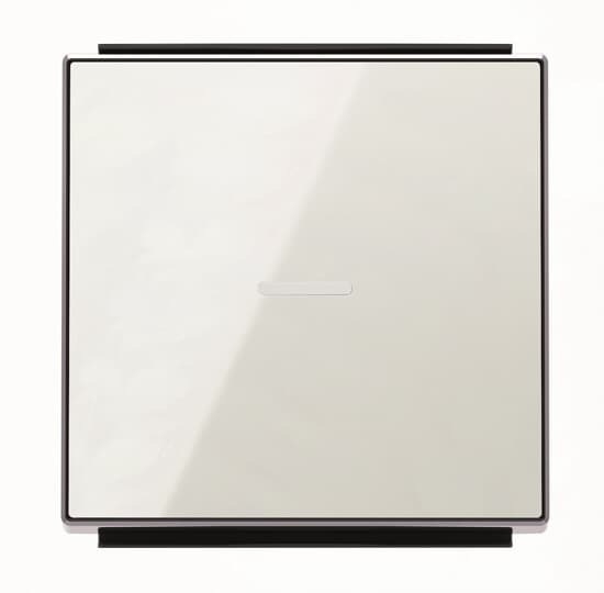 KLAWISZ Z OKIENKIEM,1-KROTNY, białe szkło