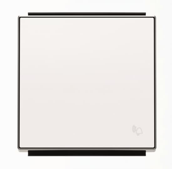 KLAWISZ Z SYMBOLEM DZWONEK,1-KROTNY, biały mat