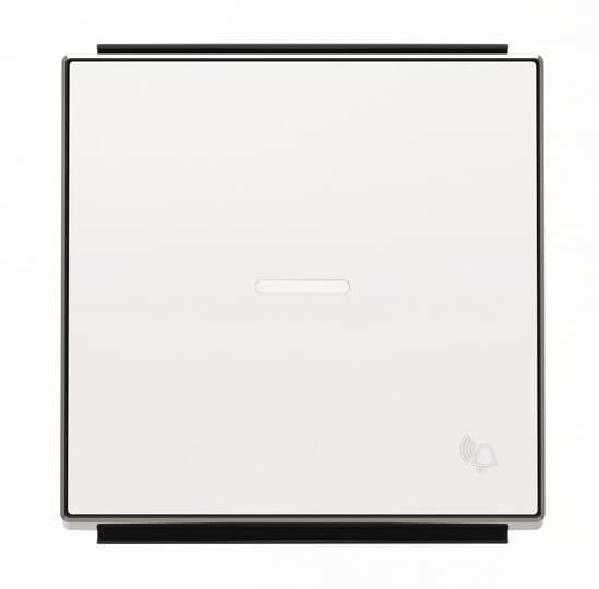 KLAWISZ Z OKIENKIEM I SYMBOLEM DZWONEK,1, biały mat