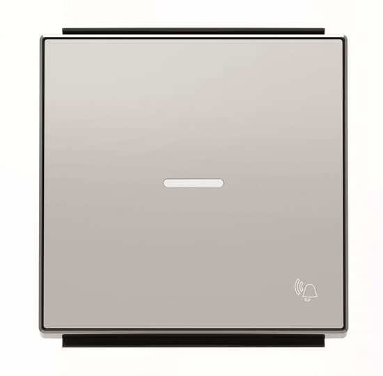 KLAWISZ Z OKIENKIEM I SYMBOLEM DZWONEK,1, srebrny