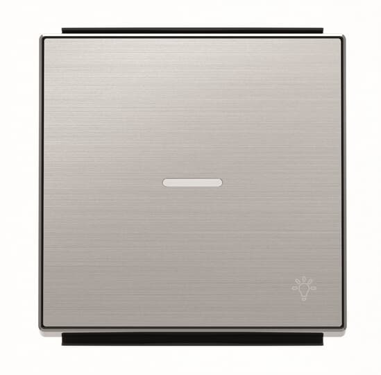 KLAWISZ Z OKIENKIEM I SYMBOLEM ŚWIATŁO,1, stal szlachetna