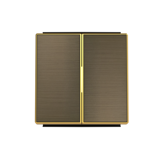 KLAWISZ 2-KROTNY, antyczne złoto