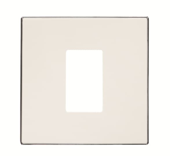 POKRYWA GNIAZDA VDI,1-KROTNA, biały mat