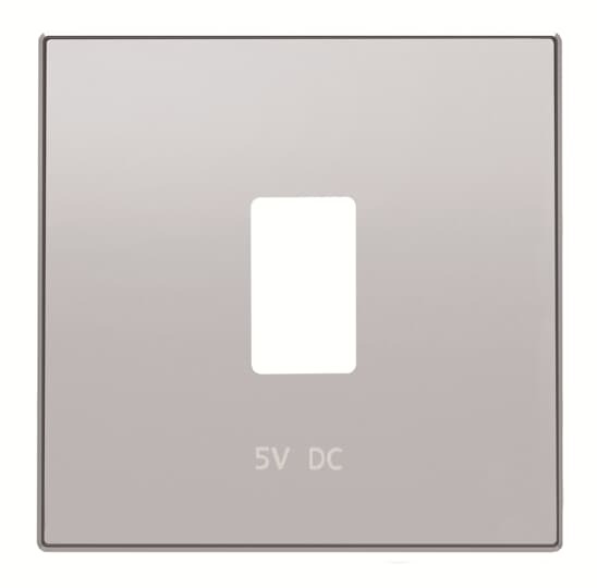 POKRYWA ŁADOWARKI USB, srebrny