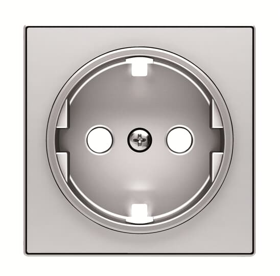 POKRYWA GNIAZDA SCHUKO, srebrny