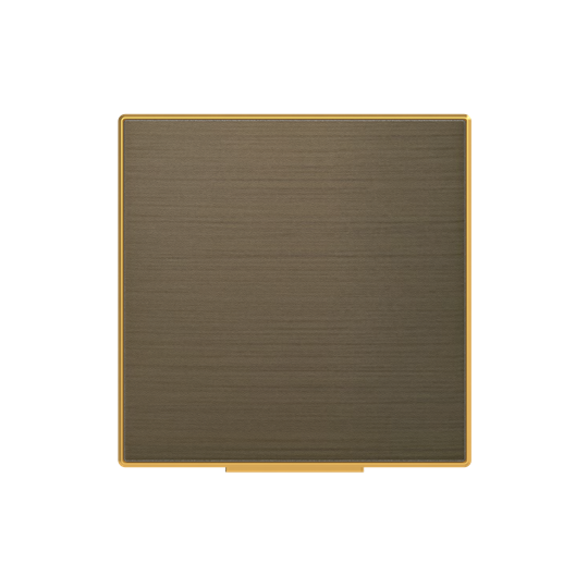 POKRYWA GNIAZDA SCHUKO Z KLAPKĄ, antyczne złoto