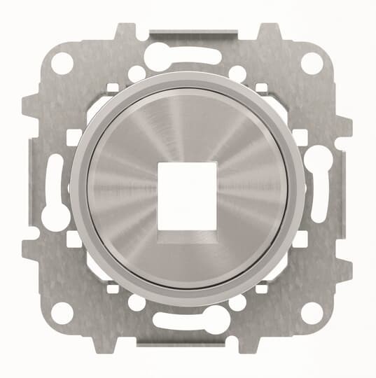 POKRYWA 1-KROTNA GNIAZDA RJ, chrom